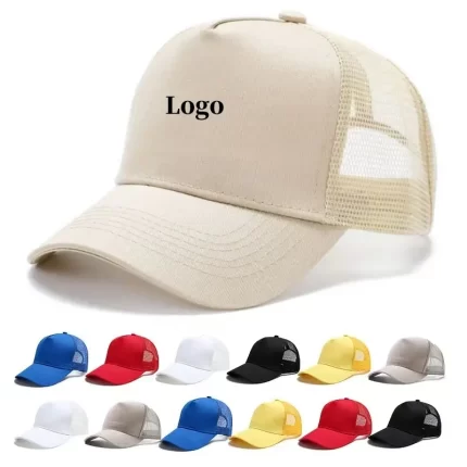 blank cotton back baseball cap